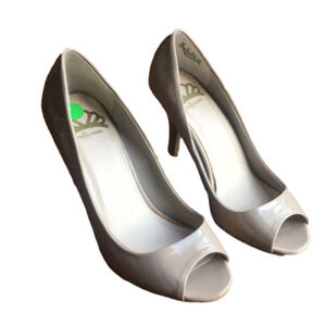 𝅺FERGALICIOUS Becca Peep Toe Patent Shoes High Heel